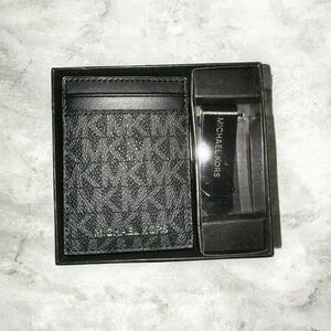 Michael Kors Cardholder/ Money Clip Gift Set
